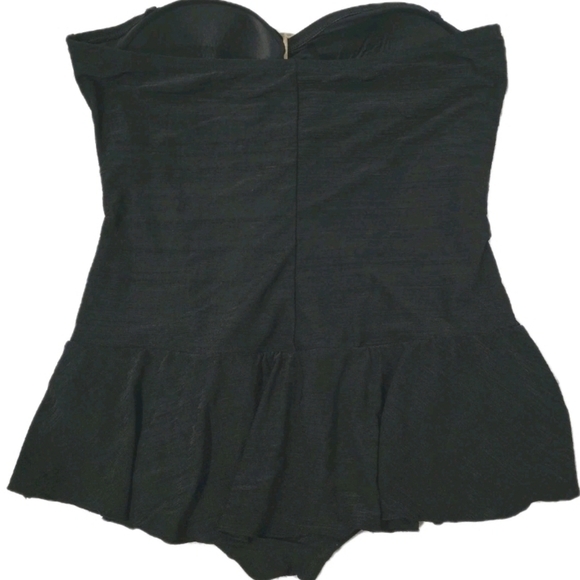 Womens One Piece Swimsuit Plus Size 18W Fashion Bug Swimdress Strapless - Picture 2 of 6